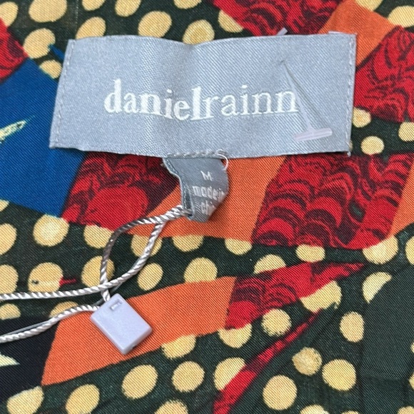 Anthropologie Daniel Rainn Double-Breasted Blazer Black Floral Lining size M - Picture 9 of 13